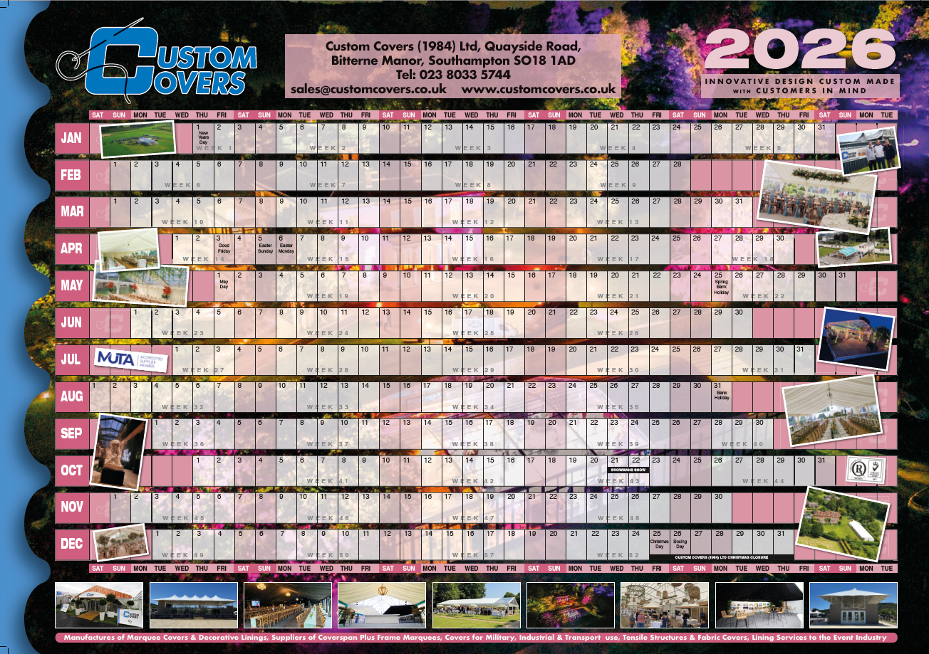 2026 Wall planner